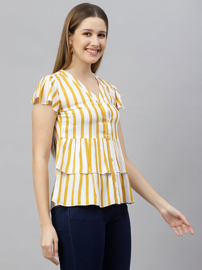 Casual Striped Top