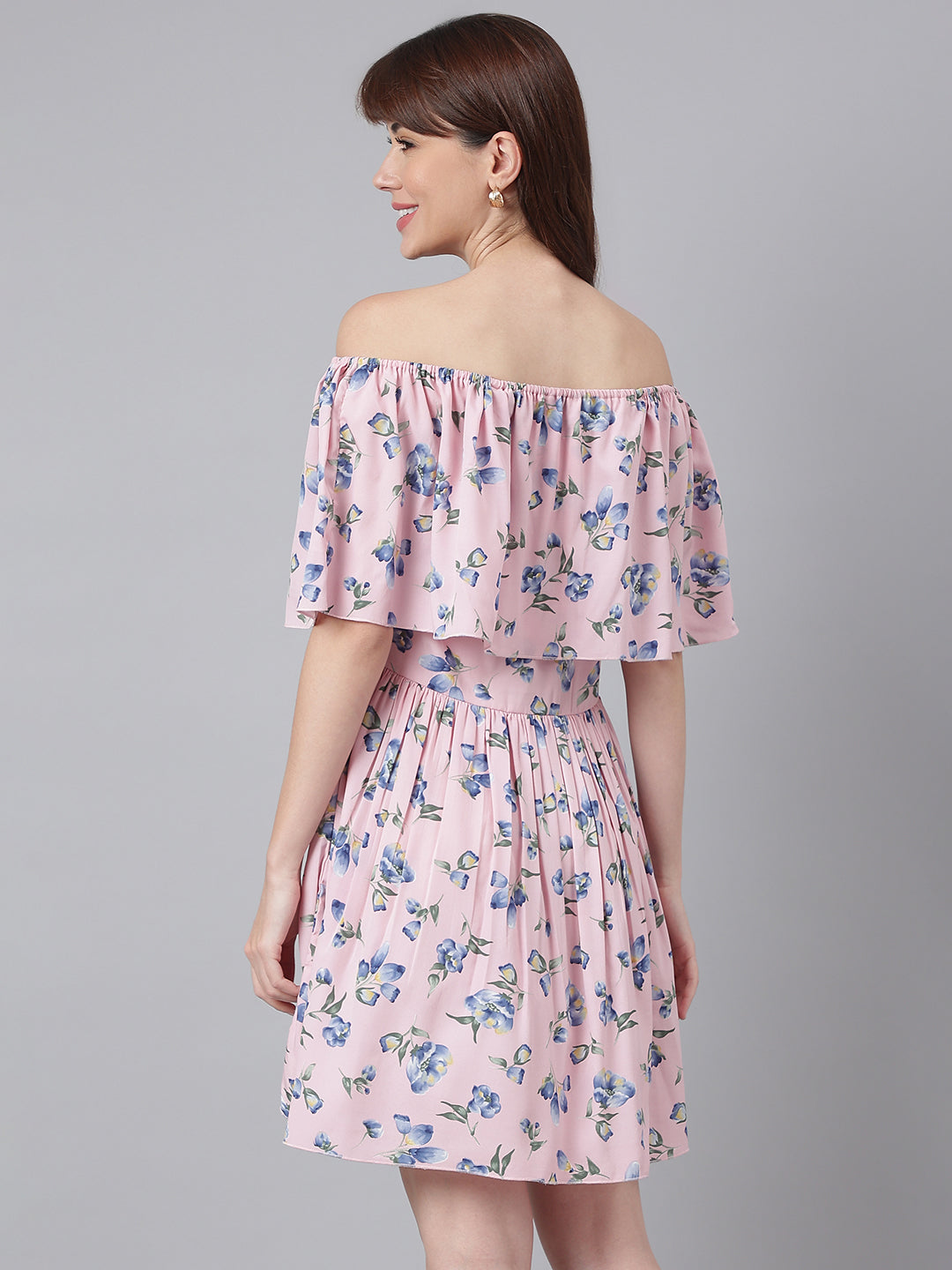 Floral Off-Shoulder Dress