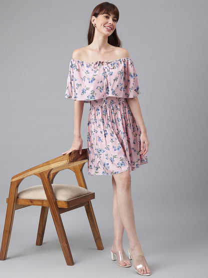 Floral Off-Shoulder Dress