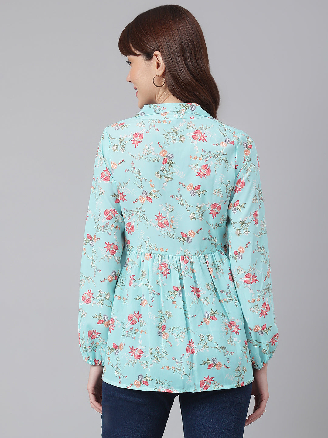 Floral Peplum Top