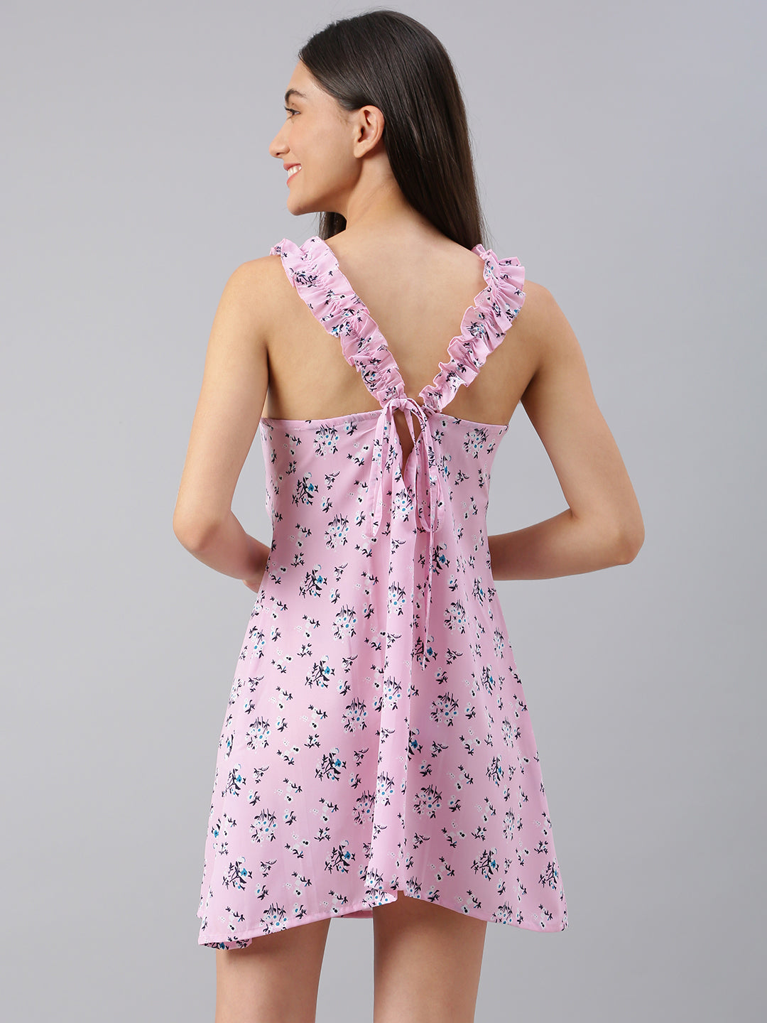 Floral Print Night Dress