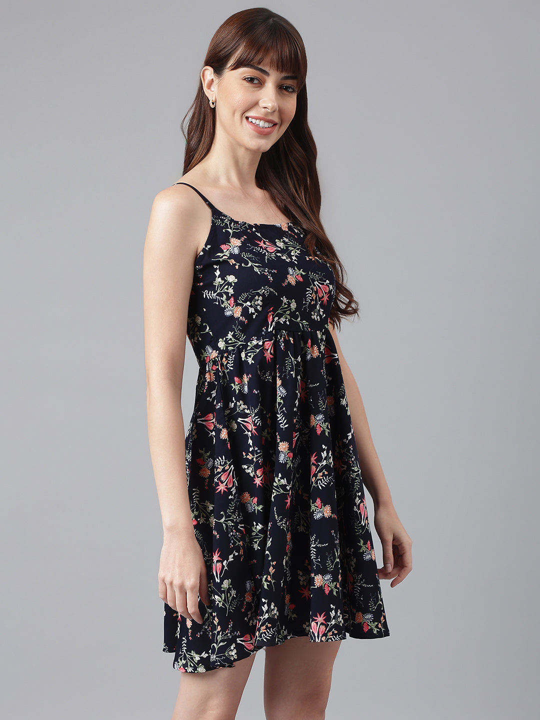 Floral Print Spagetthi Dress