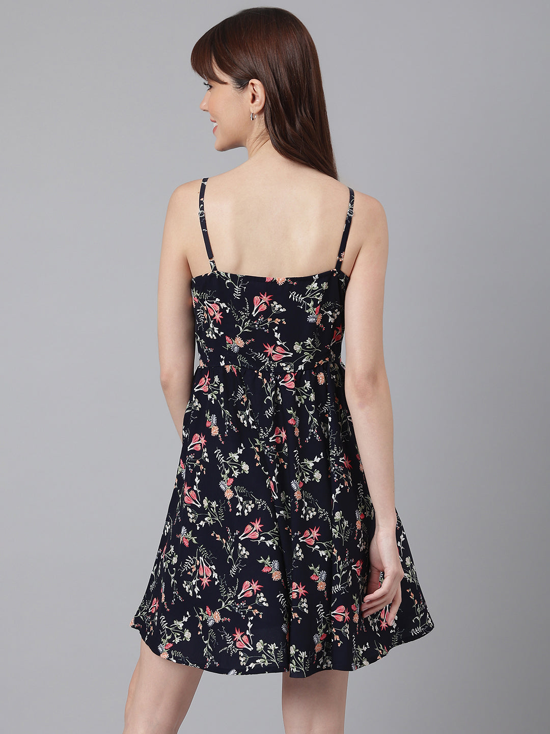 Floral Print Spagetthi Dress