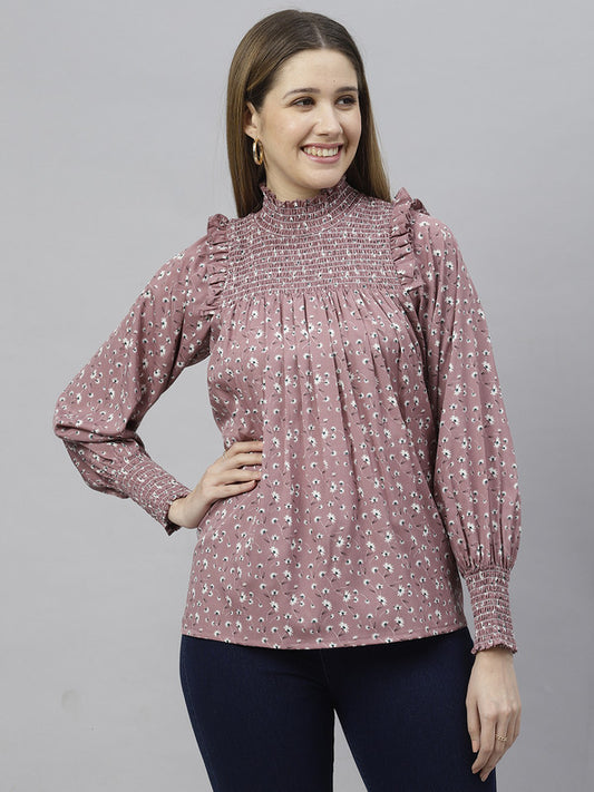 Florla Smocked Top