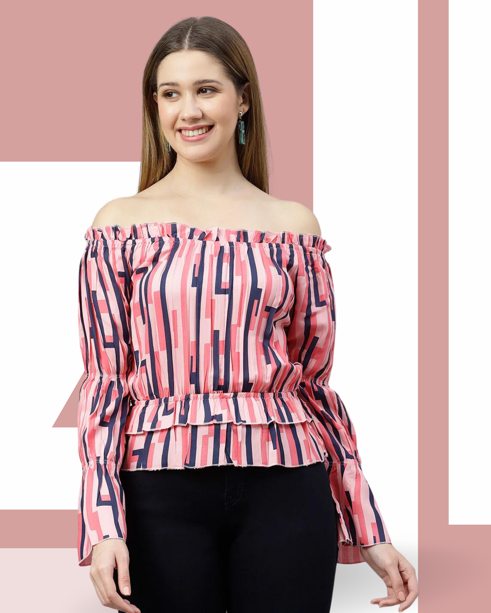 Pink Balloon Fit Top