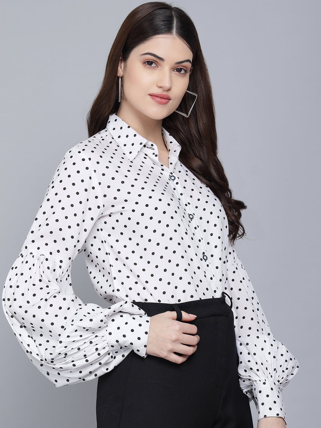 Trendy Polka Dot Shirt