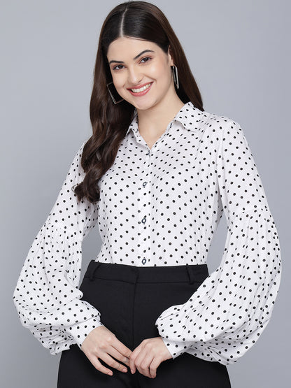 Trendy Polka Dot Shirt