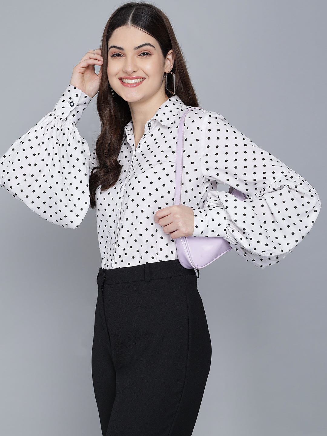 Trendy Polka Dot Shirt