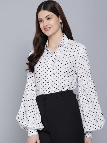 Trendy Polka Dot Shirt