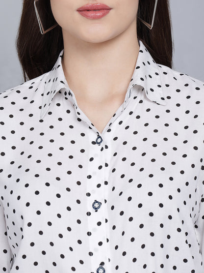 Trendy Polka Dot Shirt